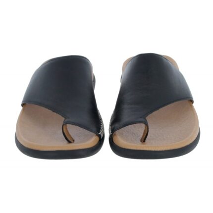 Gabor Lanzarote 03.700 Mules – Black Leather – Womens Sandals, Sliders & Toe Posts - Crep Direct UK