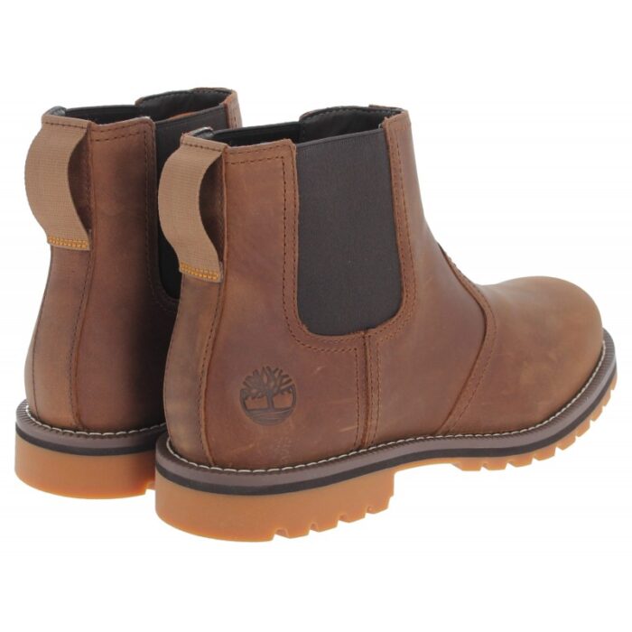 Timberland Larchmont Mid Chelsea Boots TB1A2NGYF1 – Saddle Leather – Mens Boots - Crep Direct UK