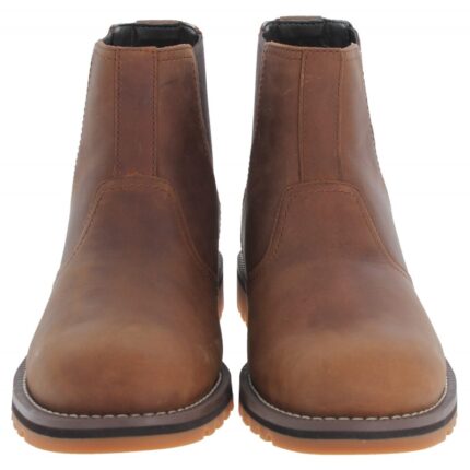 Timberland Larchmont Mid Chelsea Boots TB1A2NGYF1 – Saddle Leather – Mens Boots - Crep Direct UK