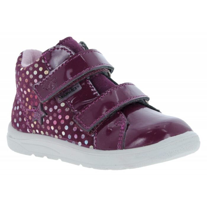 Ricosta Laury 2004402 Boots – Merlot Patent – Girls Boots - Crep Direct UK