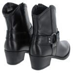 Tamaris 25705 Ankle Boots – Black Leather – Womens Boots - Crep Direct UK