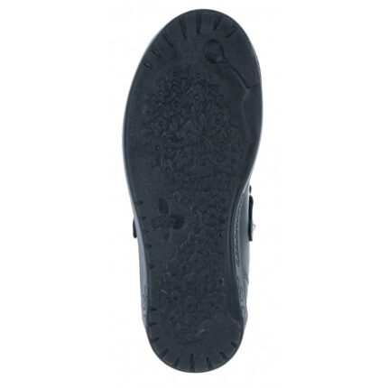 Ricosta Leya 8600702 School Shoes – Black Leather – Girls School Shoes - Crep Direct UK