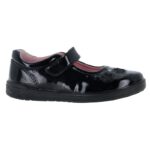 Ricosta Leya 8600702 School Shoes – Black Patent – Girls School Shoes - Crep Direct UK