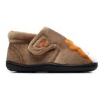 Chipmunks Lionel Memory Foam Slippers – Brown – Boys Slippers - Crep Direct UK