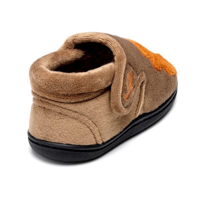 Chipmunks Lionel Memory Foam Slippers – Brown – Boys Slippers - Crep Direct UK