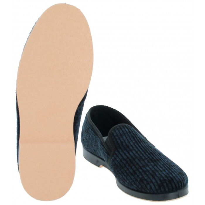 Gardiner Bros Lonsdale Slippers – Navy Textile – Mens Slippers - Crep Direct UK