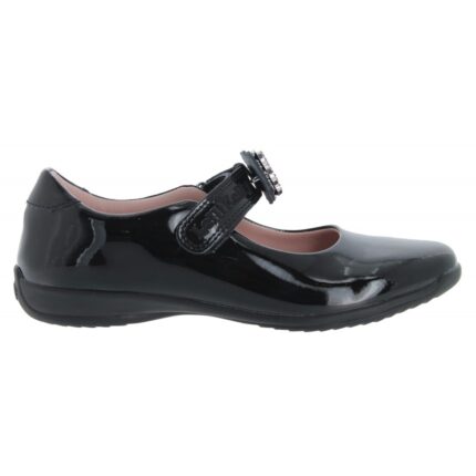 Lelli Kelly Luna 2 LKSO8611 Butterfly School Shoes – Black Patent – Girls School Shoes - Crep Direct UK