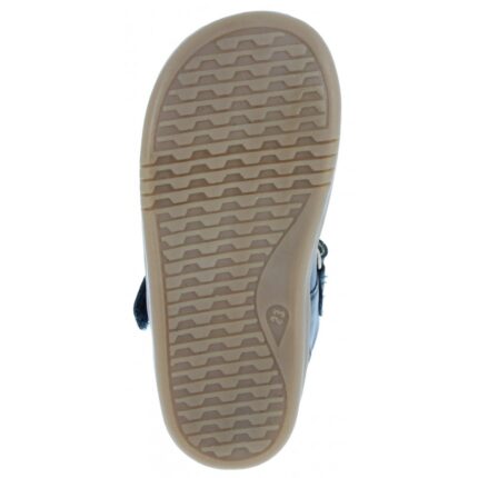 Bobux Iw Louise T-Bar Shoe 6330 – Navy Leather – Girls Shoes - Crep Direct UK