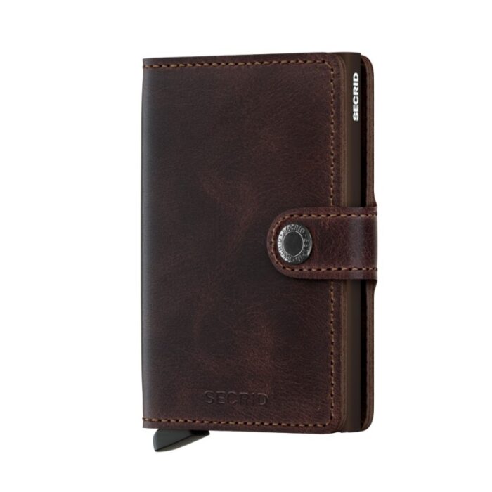 Secrid Mini Wallet Vintage – Chocolate – Personalised Gifts for Her - Crep Direct UK