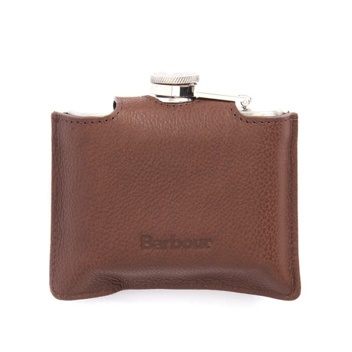 Barbour Padbury Quilted Hip Flask MAC0464 – Dark Brown / Olive – Mens Wallets, Bags and Accessories - Crep Direct UK