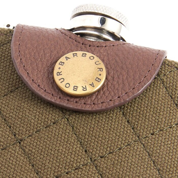 Barbour Padbury Quilted Hip Flask MAC0464 – Dark Brown / Olive – Mens Wallets, Bags and Accessories - Crep Direct UK