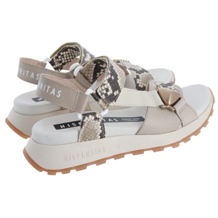 Hispanitas Maui CHV253896 Sandals – Taupe Leather – Womens Sandals, Sliders & Toe Posts - Crep Direct UK