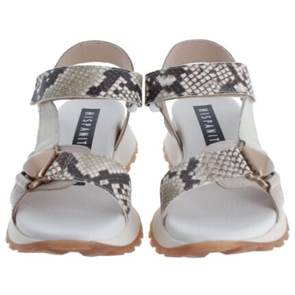 Hispanitas Maui CHV253896 Sandals – Taupe Leather – Womens Sandals, Sliders & Toe Posts - Crep Direct UK