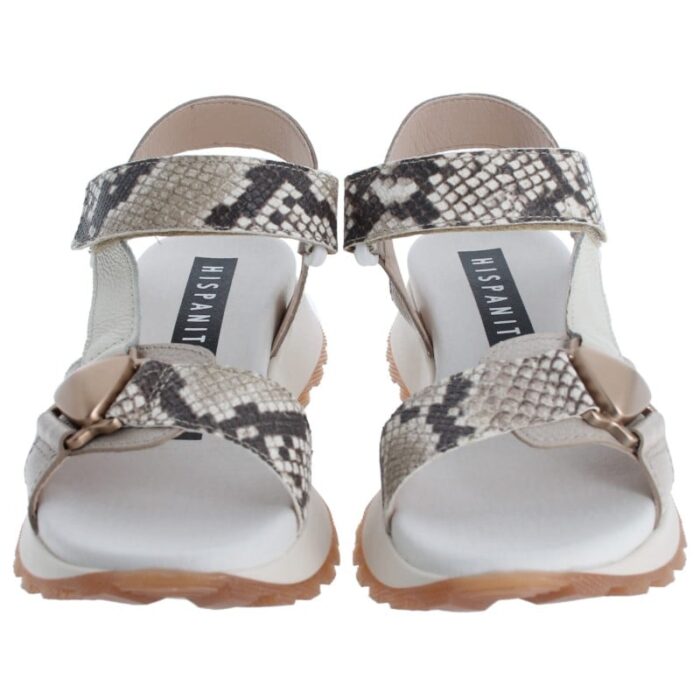 Hispanitas Maui CHV253896 Sandals – Taupe Leather – Womens Sandals, Sliders & Toe Posts - Crep Direct UK