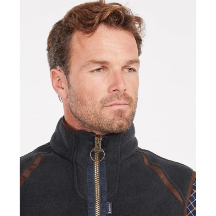 Barbour Langdale Fleece Gilet MFL0079 – Navy Textile – Mens Clothing - Crep Direct UK