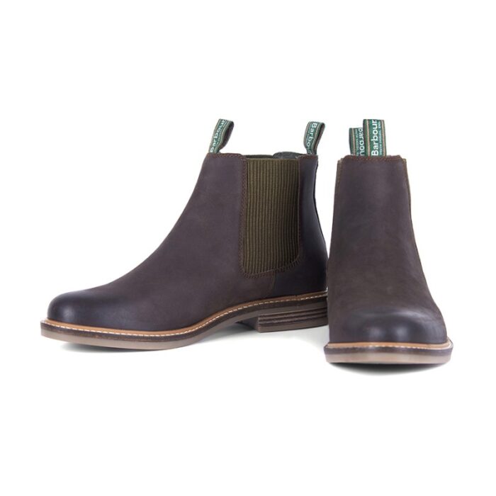 Barbour Farsley Chelsea Boots MFO0244 – Brown Leather – Mens Boots - Crep Direct UK