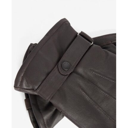 Barbour Burnish Leather Gloves MGL0009 – Dark Brown – Mens Clothing - Crep Direct UK