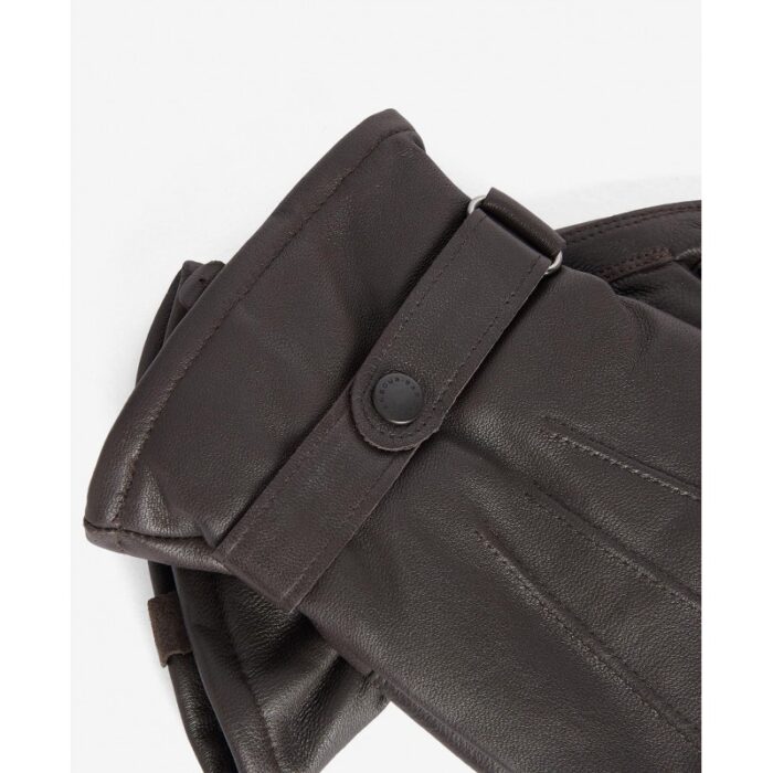 Barbour Burnish Leather Gloves MGL0009 – Dark Brown – Mens Clothing - Crep Direct UK