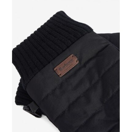 Barbour Banff Quilted Gloves MGL0110 – Black – Mens Clothing - Crep Direct UK