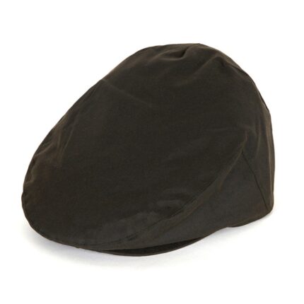Barbour Wax Flat Cap MHA0003 - Green - Mens Clothing