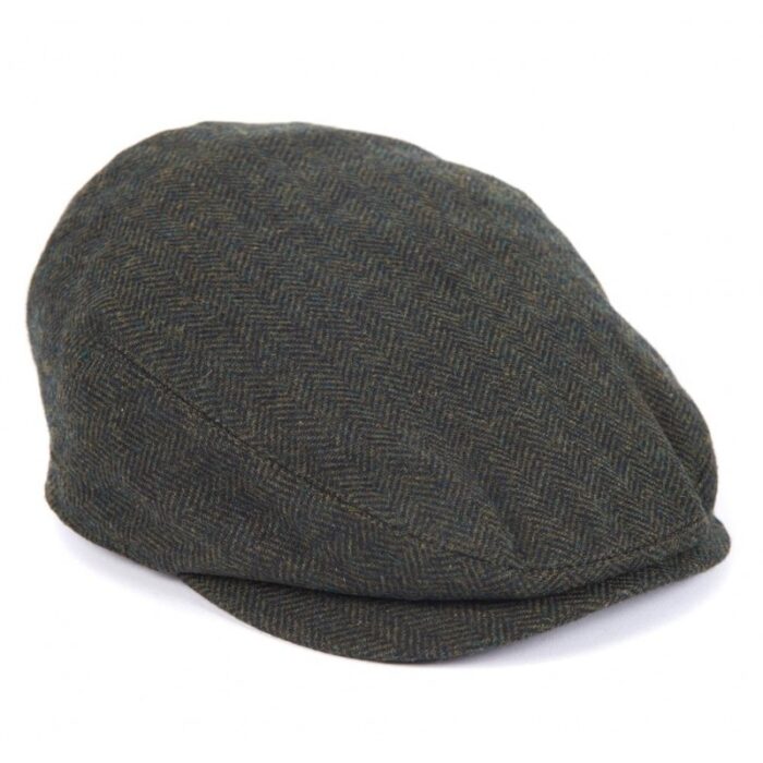 Barbour Barlow Flat Cap MHA0483 – Olive Textile – Mens Hats & Caps - Crep Direct UK