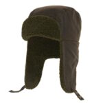 Barbour Morar Wax Trapper MHA0710 Hat – Green Textile – Mens Clothing - Crep Direct UK