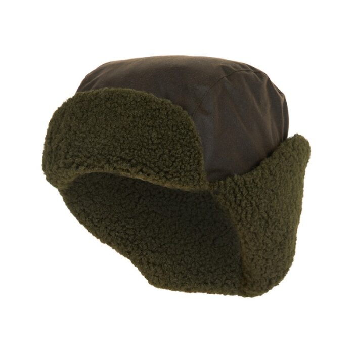 Barbour Morar Wax Trapper MHA0710 Hat – Green Textile – Mens Clothing - Crep Direct UK