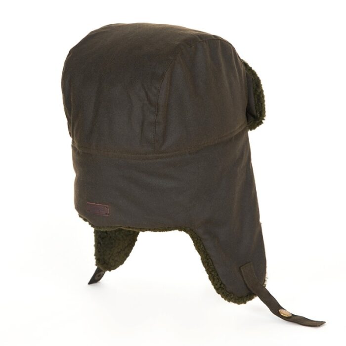 Barbour Morar Wax Trapper MHA0710 Hat – Green Textile – Mens Clothing - Crep Direct UK