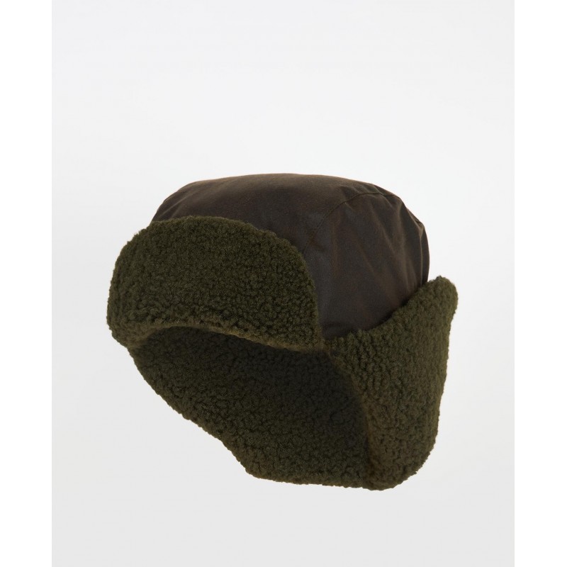 Barbour Morar Wax Trapper Hat MHA0710 – Olive – Mens Clothing - Crep Direct UK