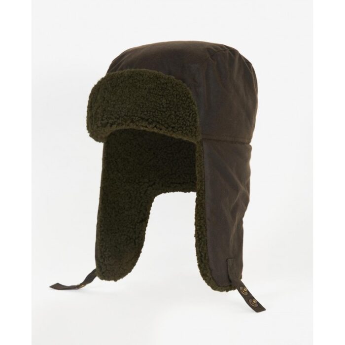 Barbour Morar Wax Trapper Hat MHA0710 – Olive – Mens Clothing - Crep Direct UK