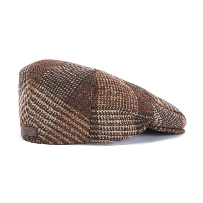 Barbour Deveron Tweed Flat Cap MHA0858 – Rustic Mix – Mens Hats & Caps - Crep Direct UK