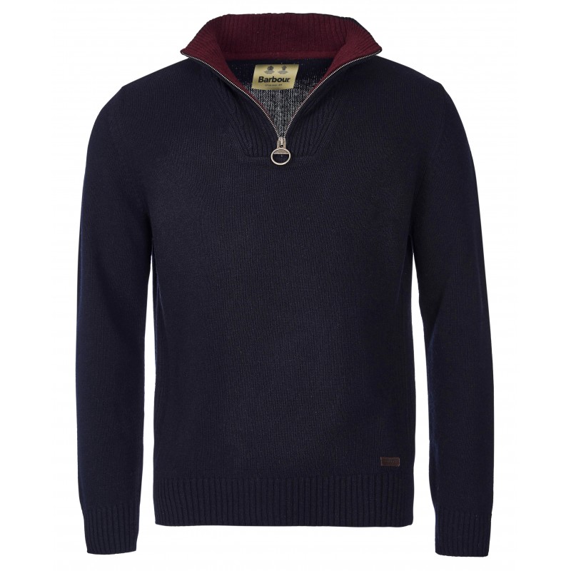 Barbour Nelson Essential Half Zip Jumper MKN0863 – Navy Wool – Mens Clothing - Crep Direct UK Barbour Nelson Essential Half Zip Jumper MKN0863 – Navy Wool – Mens Clothing - Crep Direct UK