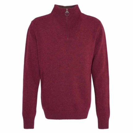 Barbour Nelson Essential Half Zip Jumper MKN0863 – Port – Mens Clothing - Crep Direct UK Barbour Nelson Essential Half Zip Jumper MKN0863 – Port – Mens Clothing - Crep Direct UK