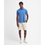 Barbour Sports Polo MML0358 – Federal Blue Cotton – Mens Clothing - Crep Direct UK