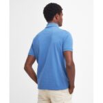 Barbour Sports Polo MML0358 – Federal Blue Cotton – Mens Clothing - Crep Direct UK