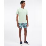 Barbour Washed – Out Sports Polo Top MML1127 – Dusty Mint – Mens Clothing - Crep Direct UK