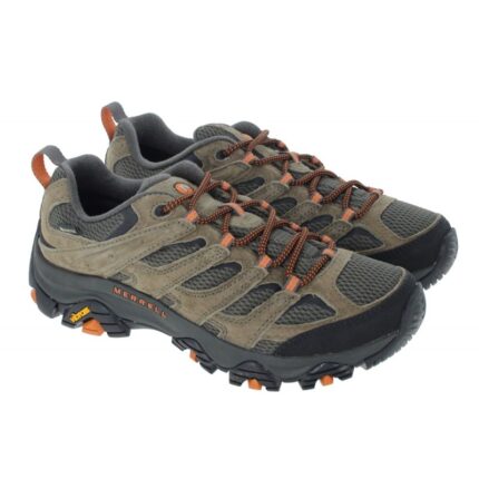 Merrell Moab 3 J035801 Gore-Tex Walking Shoes - Olive - Mens Shoes