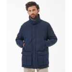 Barbour Rockwood Quilted Jacket MQU1676 – Navy – Mens Clothing - Crep Direct UK