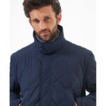 Barbour Rockwood Quilted Jacket MQU1676 – Navy – Mens Clothing - Crep Direct UK