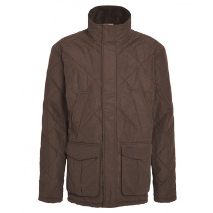 Barbour Rockwood Quilted Jacket MQU1676 - Beige - Mens Clothing