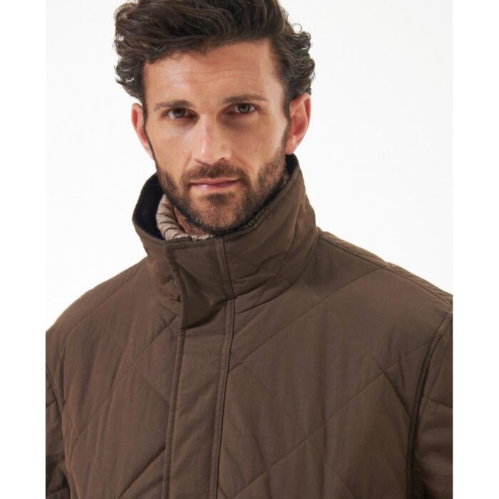 Barbour Rockwood Quilted Jacket MQU1676 – Beige – Mens Clothing - Crep Direct UK