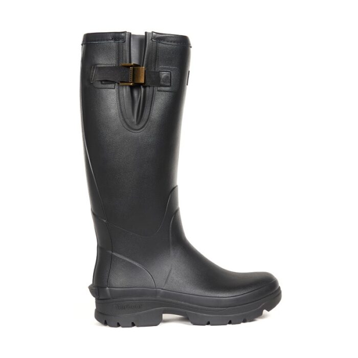 Barbour Tempest Wellingtons MRF0016 – Black Rubber – Mens Wellingtons - Crep Direct UK