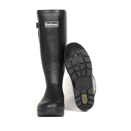 Barbour Tempest Wellingtons MRF0016 – Black Rubber – Mens Wellingtons - Crep Direct UK