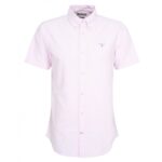 Barbour Striped Oxford Shirt MSH5447 – Classic Pink Cotton – Mens Clothing - Crep Direct UK