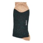 Barbour Houghton MSO0091 Socks – Evergreen / Sandstone – Mens Clothing - Crep Direct UK