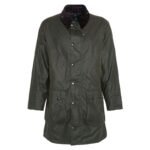 Barbour Border Wax Jacket MWX0008 – Archive Olive Wax Cotton – Mens Clothing - Crep Direct UK