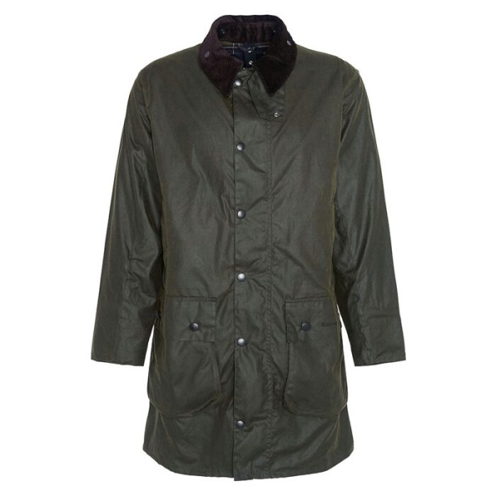 Barbour Border Wax Jacket MWX0008 – Archive Olive Wax Cotton – Mens Clothing - Crep Direct UK
