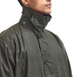 Barbour Border Wax Jacket MWX0008 – Archive Olive Wax Cotton – Mens Clothing - Crep Direct UK