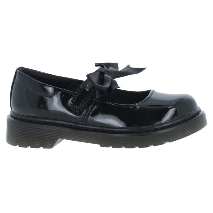Dr. Martens Maccy Ii J 21776001 School Shoes – Black Patent – Girls School Shoes - Crep Direct UK