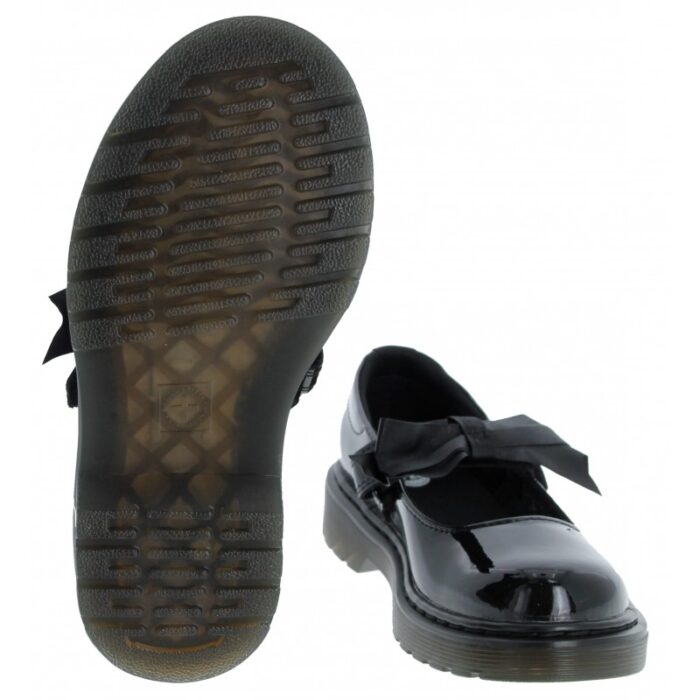 Dr. Martens Maccy Ii J 21776001 School Shoes – Black Patent – Girls School Shoes - Crep Direct UK